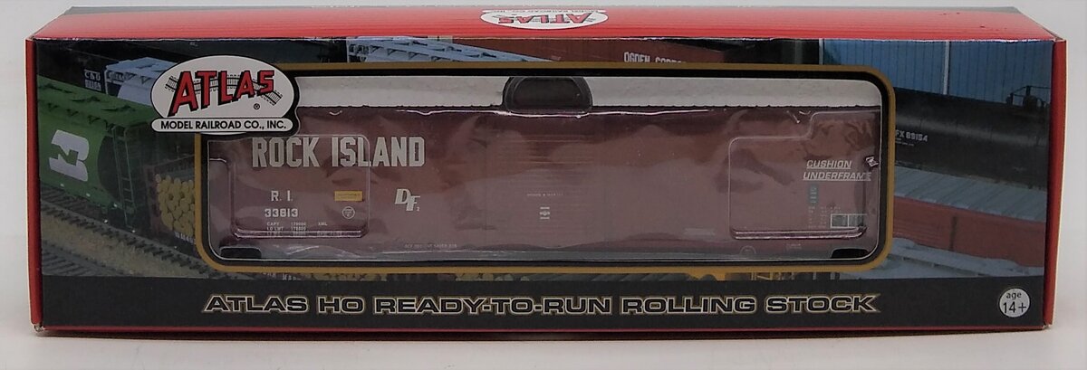 Atlas 20000670 Rock Island 60' ACF Auto Parts Boxcar #33813