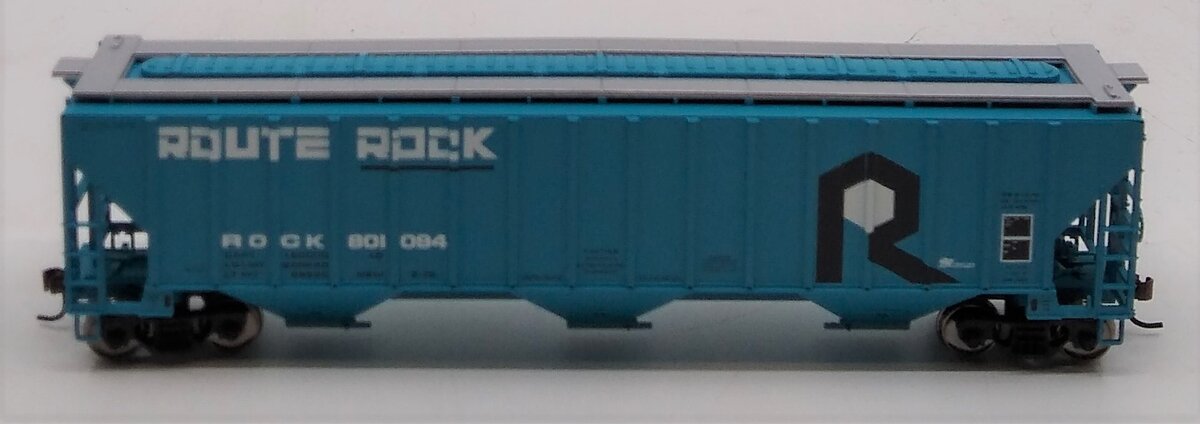 Atlas 20000902 HO ROCK Trainman Thrall 4750 Covered Hopper #801094