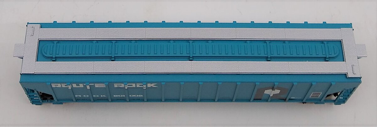 Atlas 20000901 HO ROCK Trainman Thrall 4750 Cov Hopper #801002