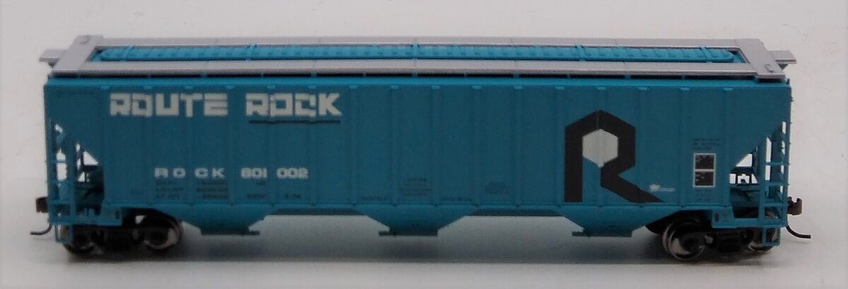 Atlas 20000901 HO ROCK Trainman Thrall 4750 Cov Hopper #801002