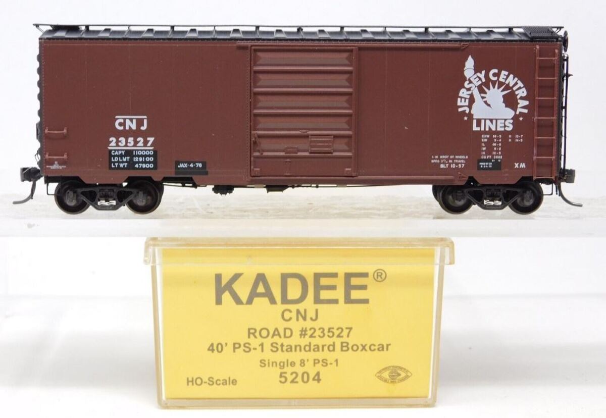 Kadee 5204 HO Central of New Jersey 40' PS-1 Box Car #23527
