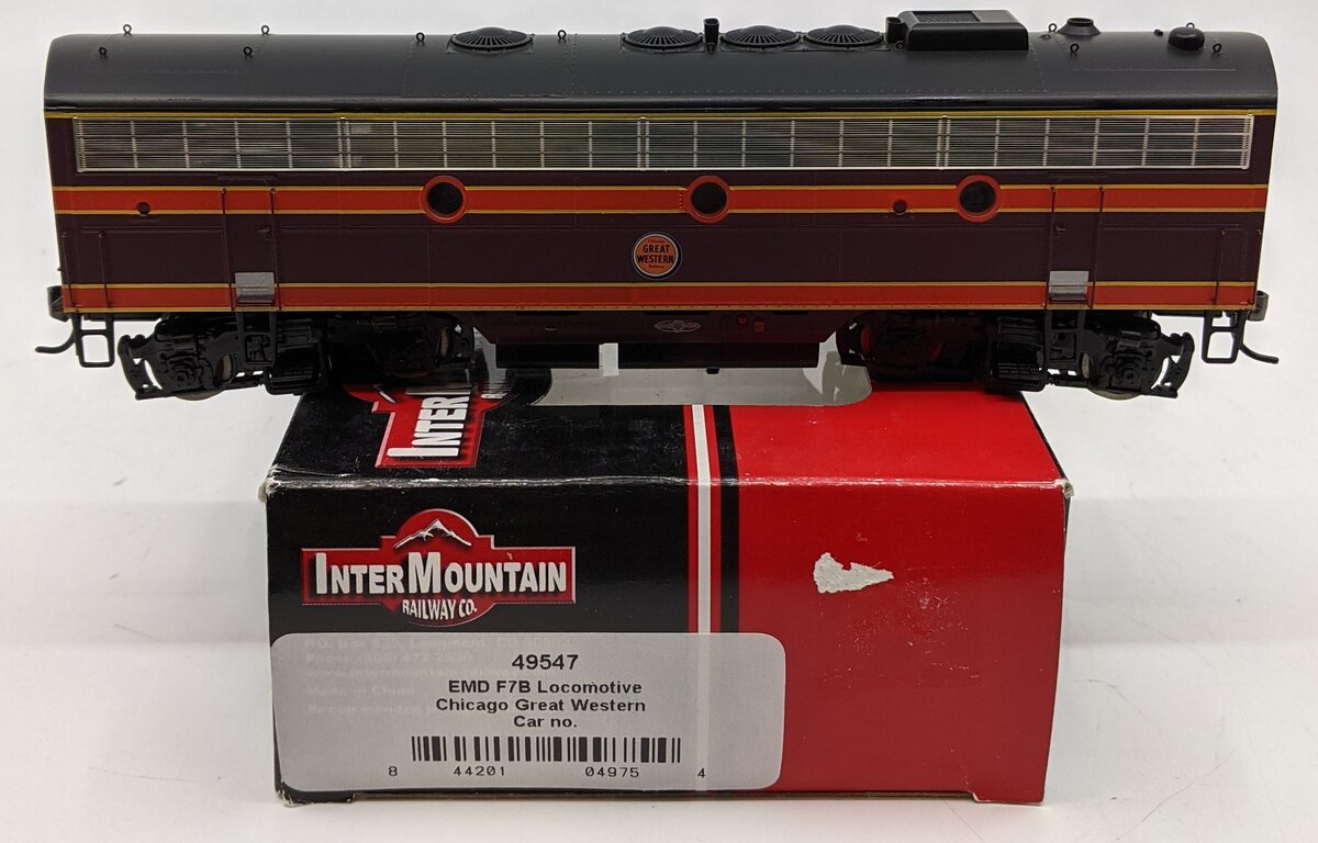 InterMountain 49547 HO Scale Chicago Great Western F7B  B-Unit w/o Sound