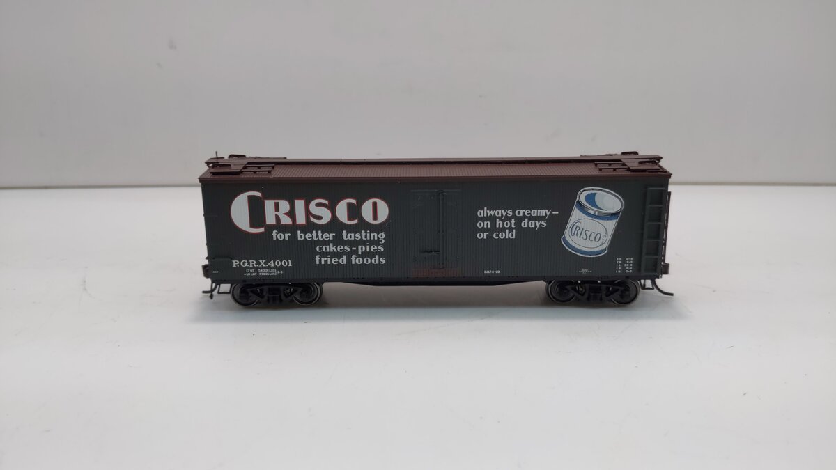 Atlas 20003805 HO Scale Crisco 40' Wood Reefer Car #4001