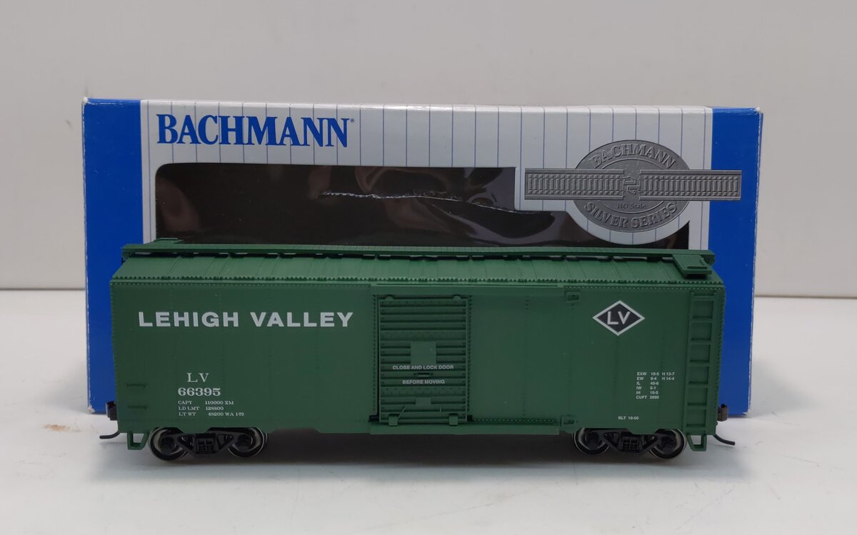 Bachmann 17023 HO Lehigh Valley 40' Steel Boxcar #66395