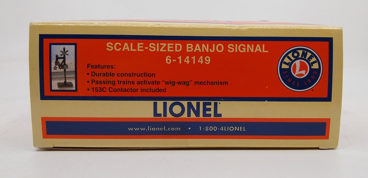 Lionel 6-14149 O Scale Sized Banjo Signal