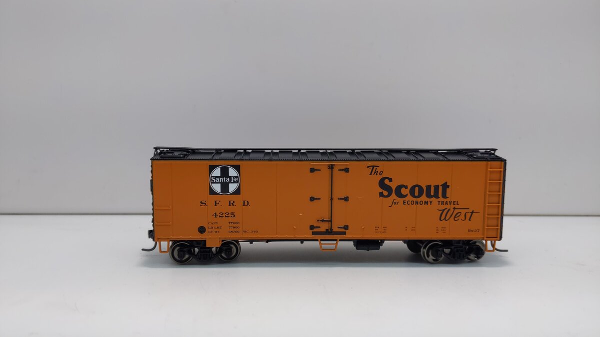 MTH 85-78021 HO Santa Fe 40'' Steel Reefer #4225