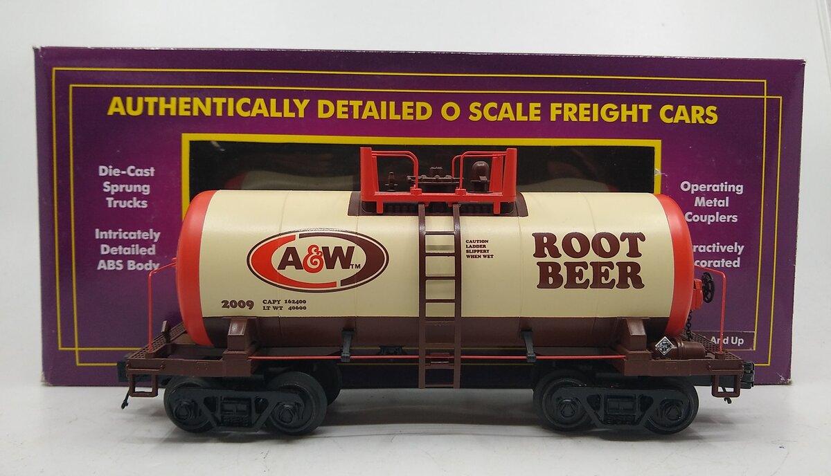 MTH 20-96180 A&W Rootbeer 8000 Gallon Tank Car
