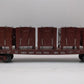 MTH 30-76472 O Gauge Pennsylvania RR Flatcar w/ Bulkheads & LCL Containers