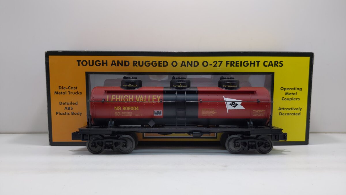MTH 30-73439 Lehigh Valley 3-Dome Tank Car