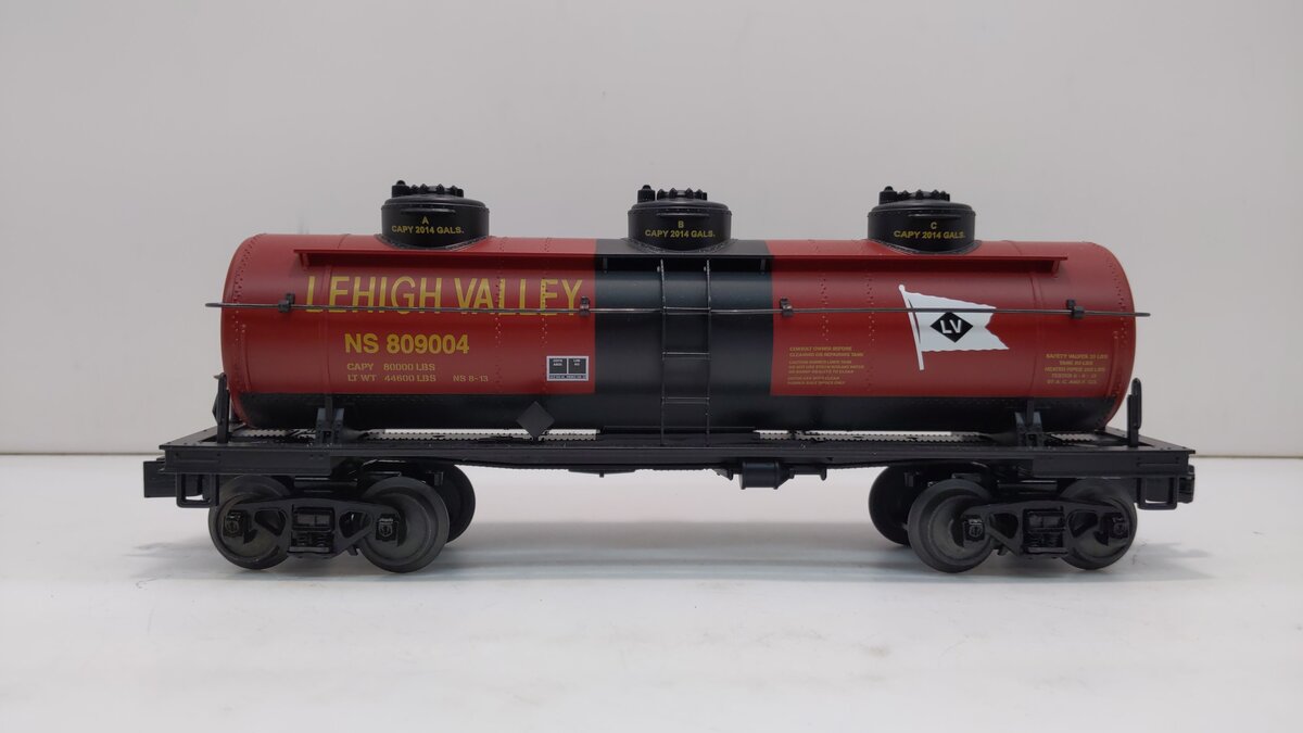 MTH 30-73439 Lehigh Valley 3-Dome Tank Car