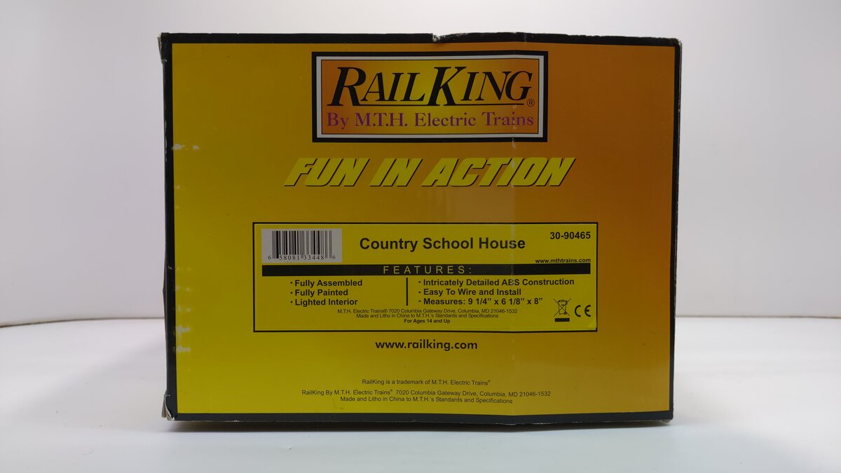 MTH 30-90465 O Assembled Country School House