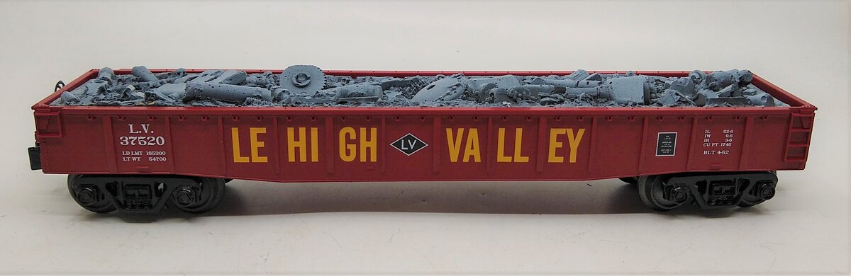 MTH 30-72159 O Lehigh Valley Gondola with Junk Load #37520