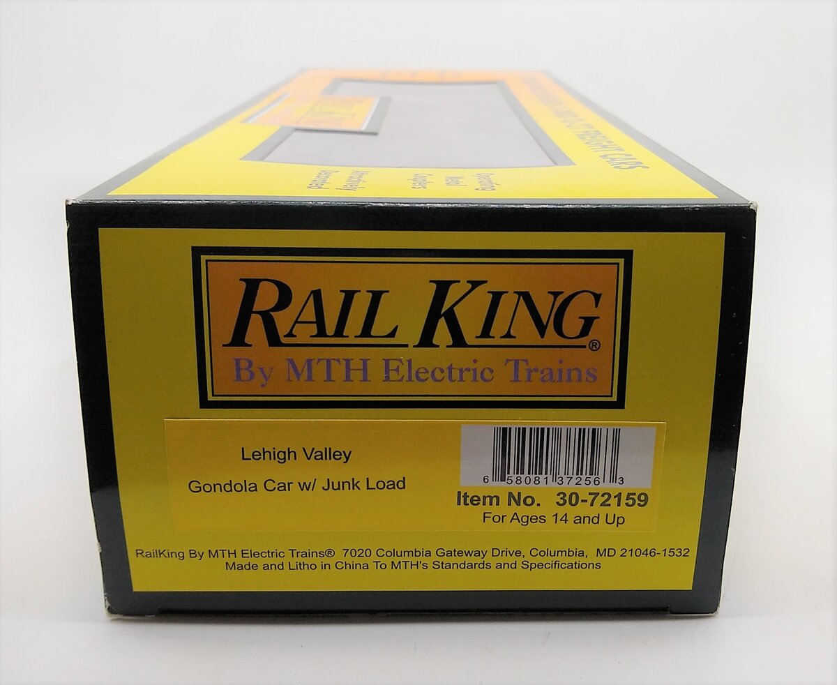 MTH 30-72159 O Lehigh Valley Gondola with Junk Load #37520
