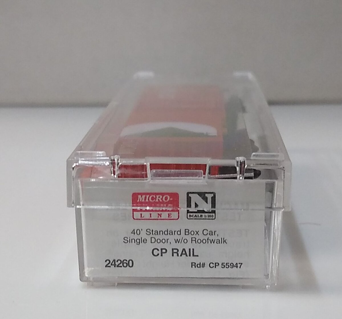 Micro-Trains 02400260 N Scale CP Rail 40' Standard Single Door Box Car #55947