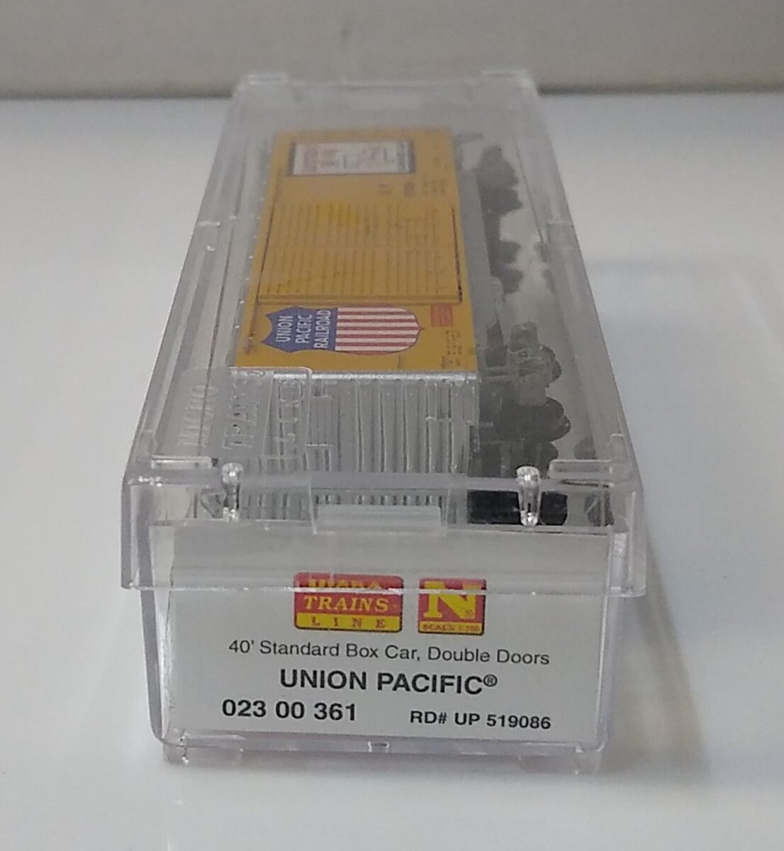 Micro-Trains 02300361 N Union Pacific Standard Double-Door Boxcar #519086