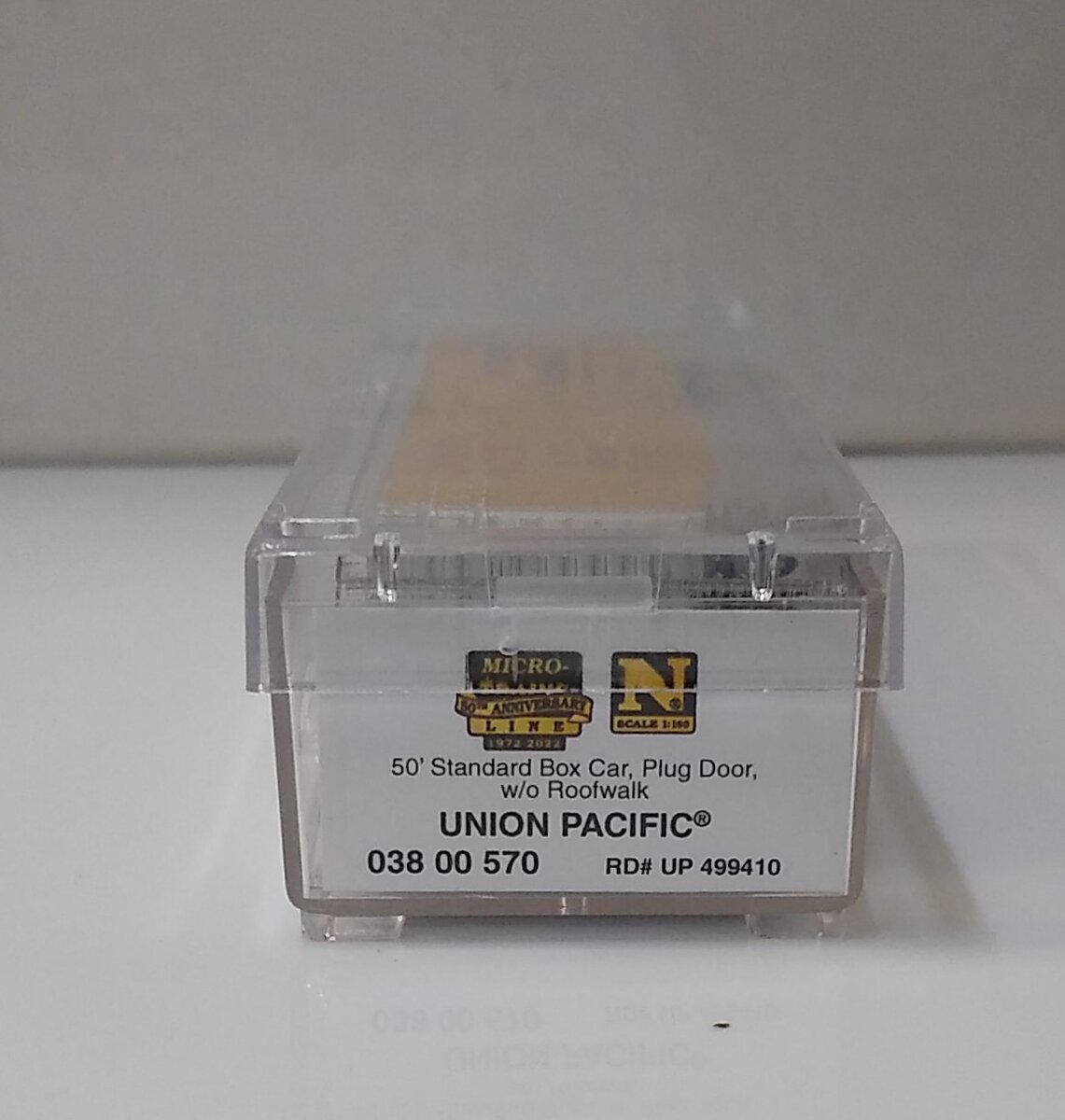 Micro-Trains 03800570 N Union Pacific B1 50-3 Plug-Door Boxcar #499410