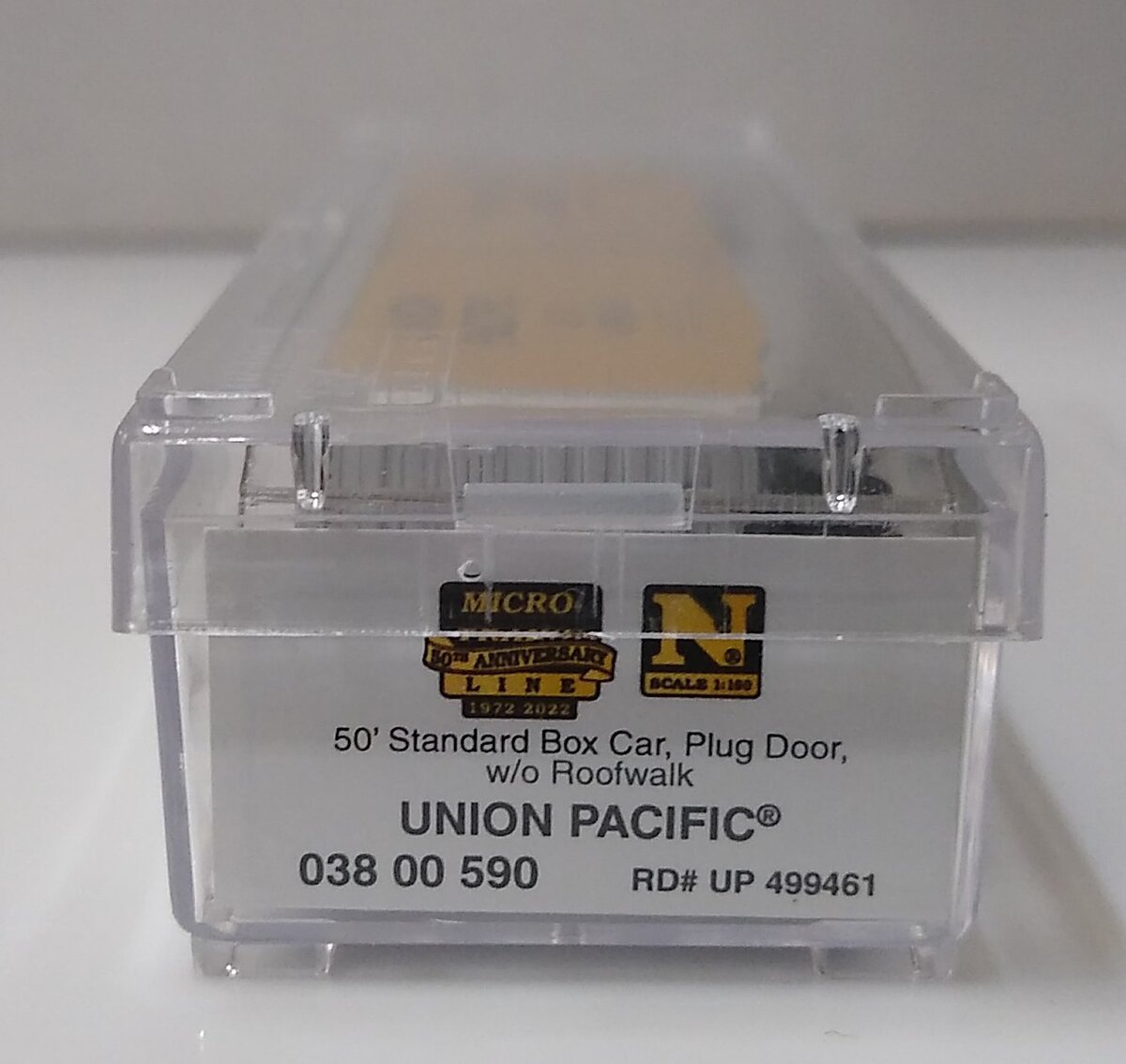 Micro-Trains 03800590 N Union Pacific 50' B1 50-3 Plug-Door Boxcar #499461