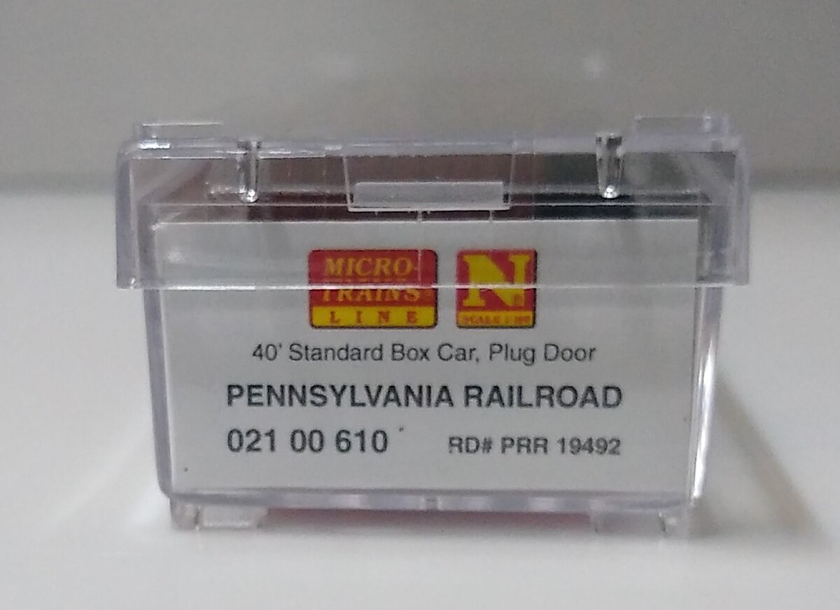 Micro-Trains 02100610 N Pennsylvania 40' Standard Plug Door Boxcar #19492