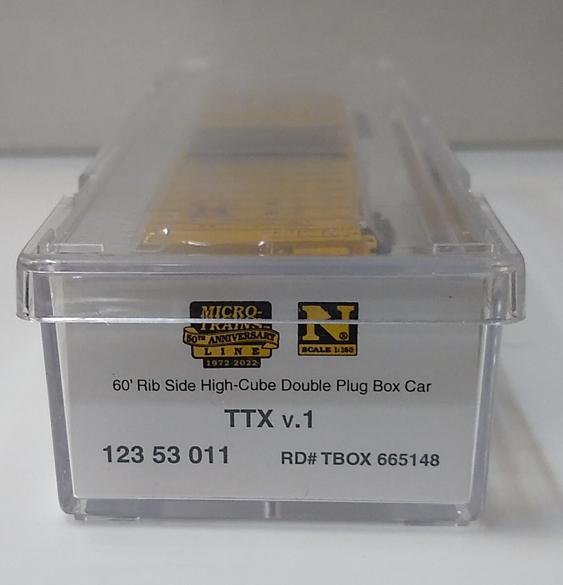 Micro-Trains 12353011 N TTX ver. 1 60' High Cube Boxcar #665148
