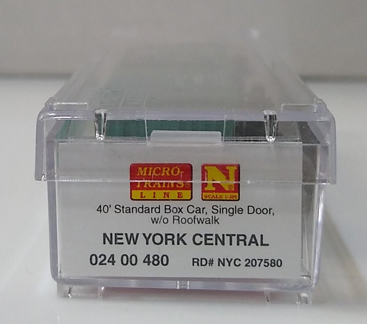 Micro-Trains 02400480 N New York Central 40' Boxcar #207580