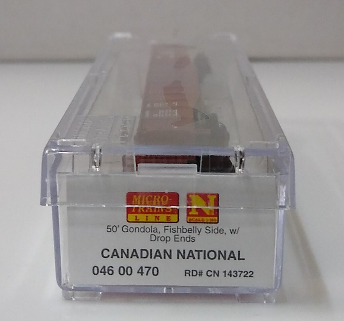 Micro-Trains 04600470 N Canadian National 50' Fishbelly Side Gondola #143722