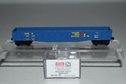 Micro-Trains 10500130 N GWS 50' 14 Panel Steel Fishbelly Side Gondola #327016