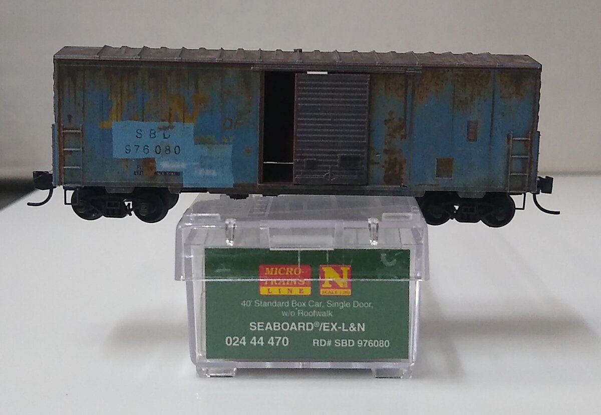 Micro-Trains 02444470 N Seaboard Coast Line 40' Boxcar #976080