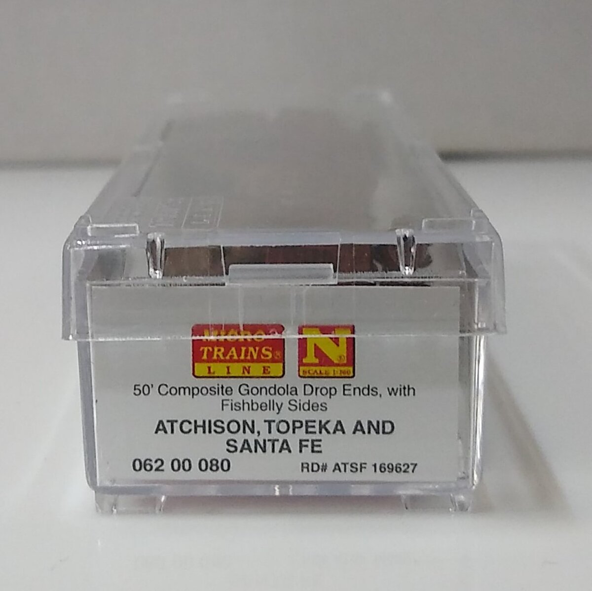 Micro-Trains 06200080 N ATSF 50' Composite Fishbelly Side Gondola #169627