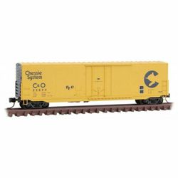 Micro-Trains 18100200 N Chesapeake and Ohio 50' Standard Boxcar #22824