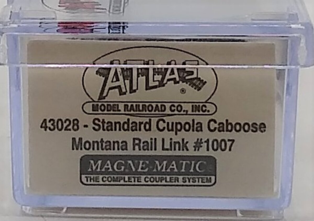 Atlas 43028 N Montana Rail Link Standard Cupola Caboose #1007