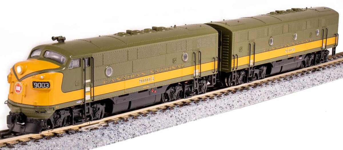 Broadway Limited 6831 N CN EMD F3 A/B Diesel Set #9003/9004 with Sound/DC/DCC