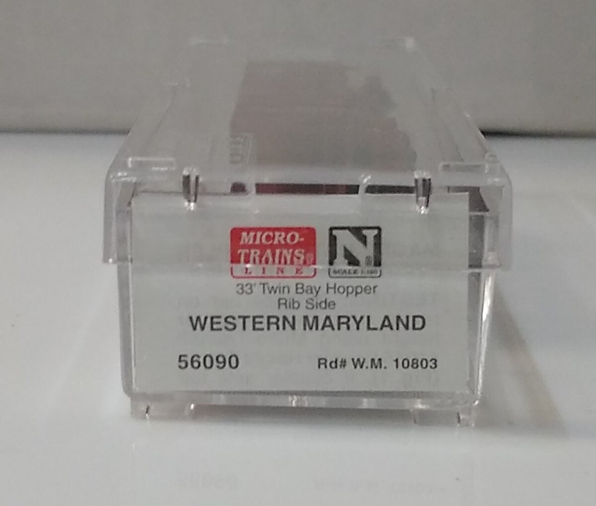 Micro-Trains 05600090 N Western Maryland 33' Twin Bay Rib Side Hopper #10803