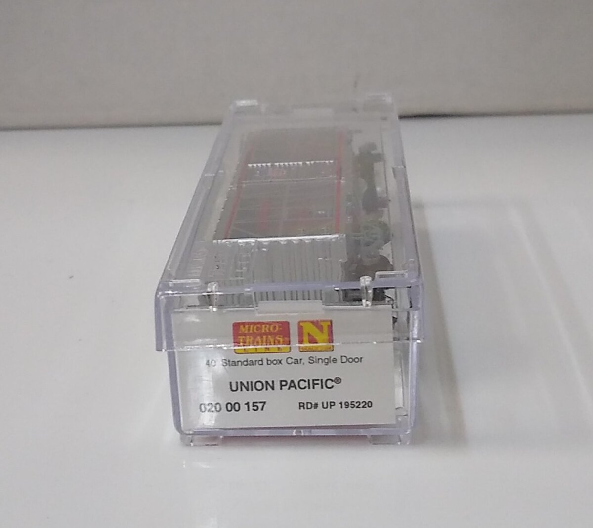 Micro-Trains 02000157 N Union Pacific Impact Car 40' Single Door Boxcar #195220