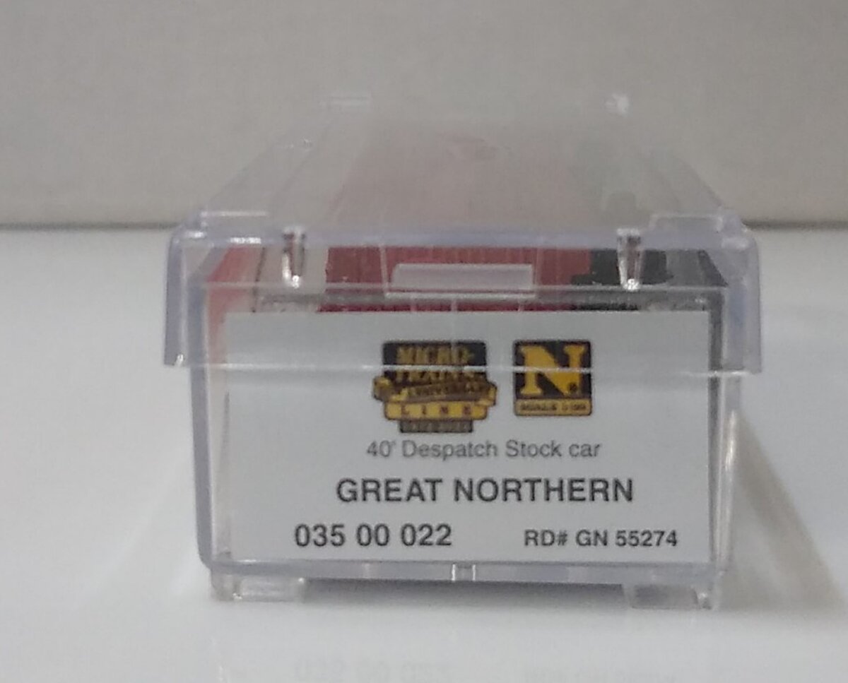 Micro-Trains 03500022 N Scale Great Northern 40' Despatch Box Car #55274