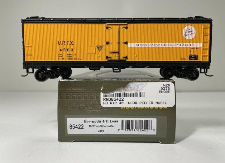 Roundhouse 85422 HO M&StL RTR 40' Wood Reefer #4963