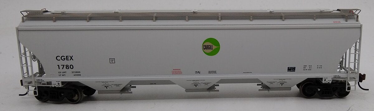 Athearn 89482 HO Cargill/CGEX Trinity 3-Bay Hopper Ready to Run #1780
