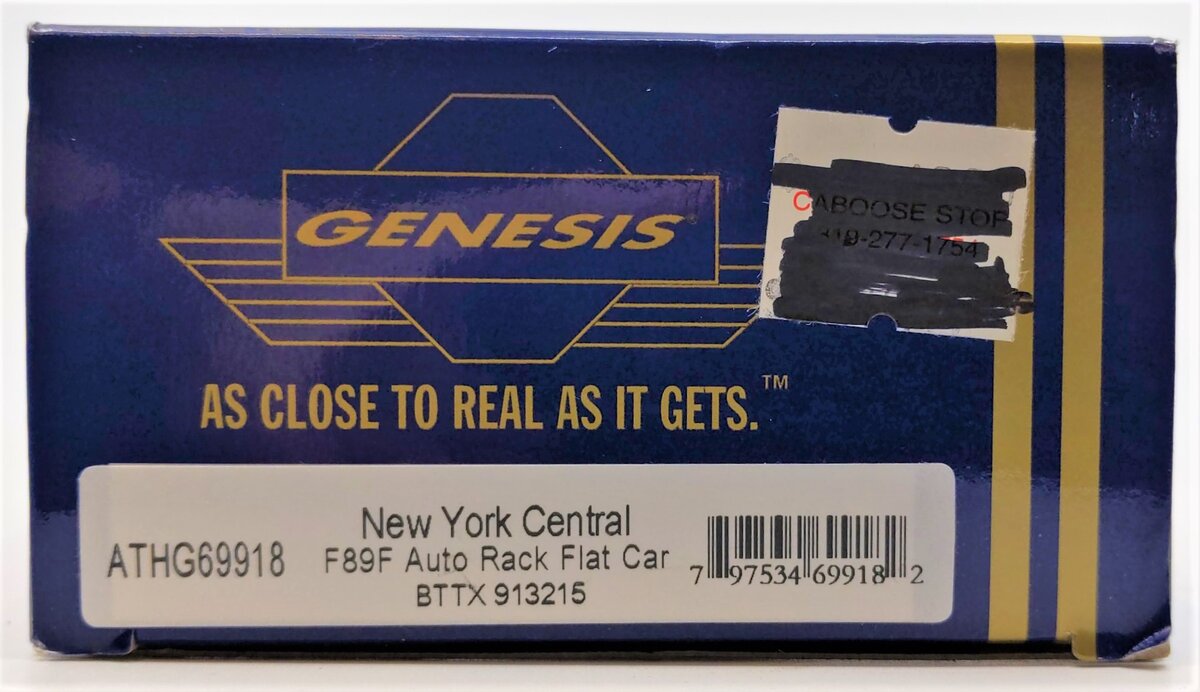 Athearn G69918 HO Scale New York Central F89F Bi-Level Auto Rack #913215