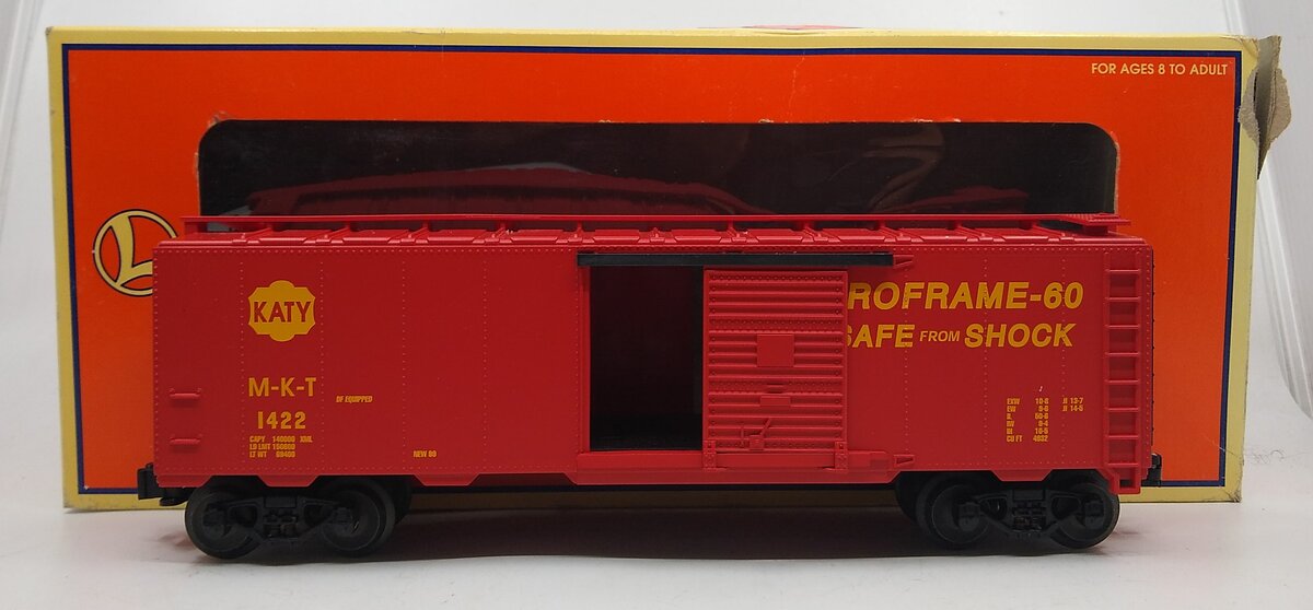 Lionel 6-17259 O Gauge Missouri, Kansas & Texas Boxcar #1422