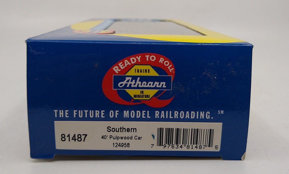 Athearn 81487 HO Southern 40' Pulpwood Flat w/Load #124958