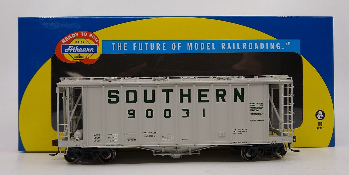 Athearn 87548 HO Southern GATC 2600 Airslide Hopper #90031