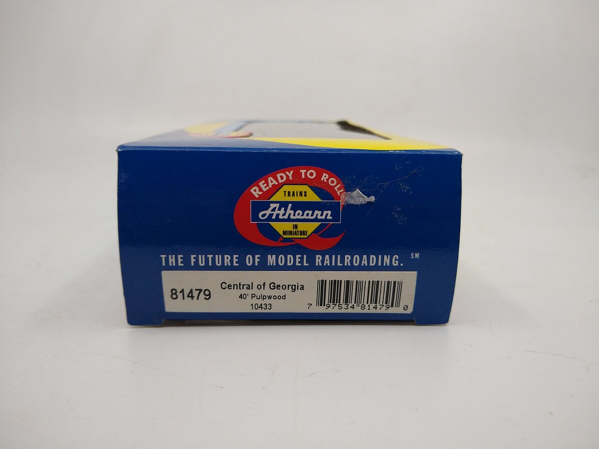 Athearn 81479 HO Central Of Georgia 40' Pulpwood Flat w/Load #10433