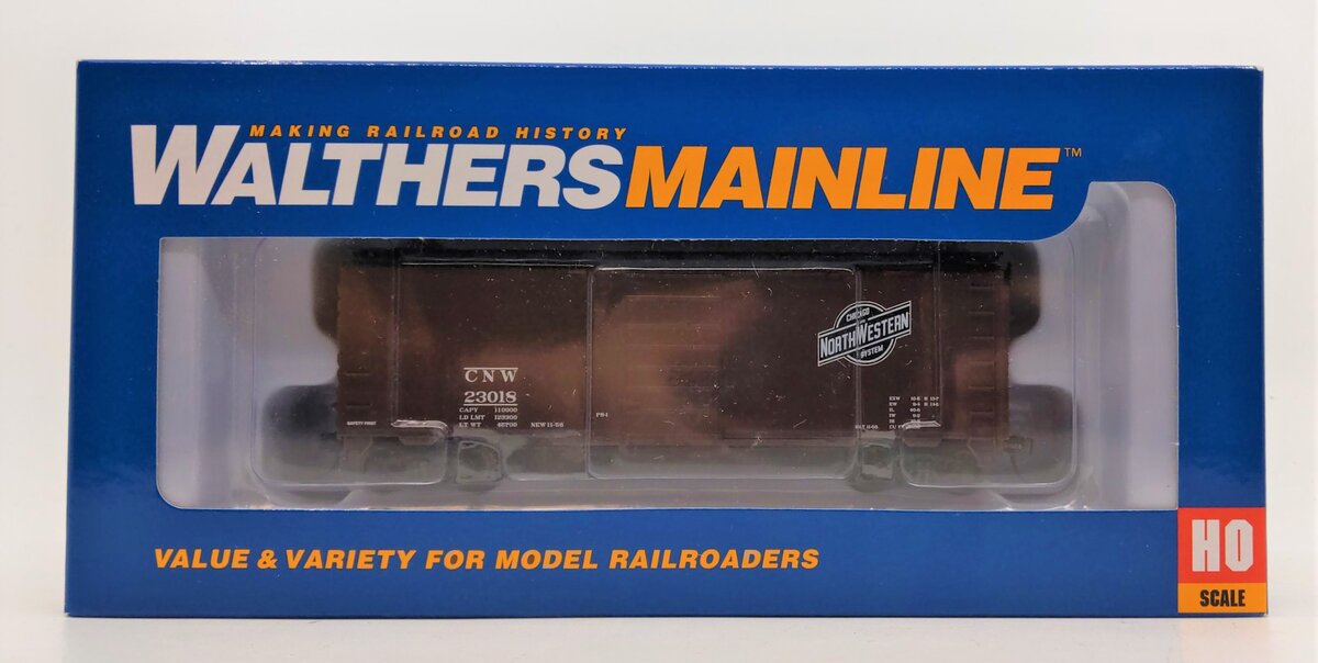 Walthers 910-2351 HO CNW (Ball & Bar Logo) 40' PS-1 Boxcar #23018