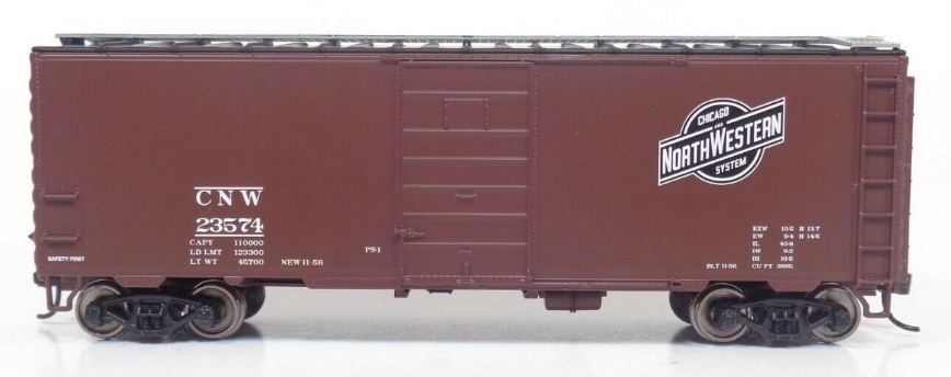 Walthers 910-2351 HO CNW (Ball & Bar Logo) 40' PS-1 Boxcar #23018
