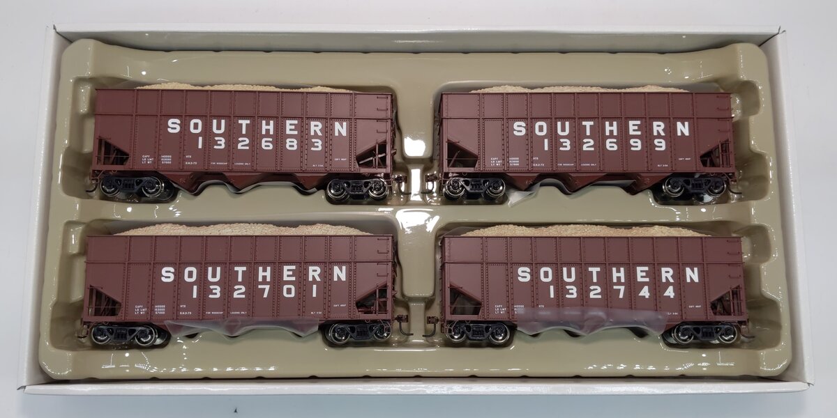 Athearn 76411 HO Southern 40' Wood Chip Hopper #3 (Set of 4)