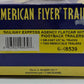 American Flyer 6-48539 S Gauge REA Flatcar w/ Piggyback Trailers
