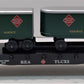 American Flyer 6-48539 S Gauge REA Flatcar w/ Piggyback Trailers