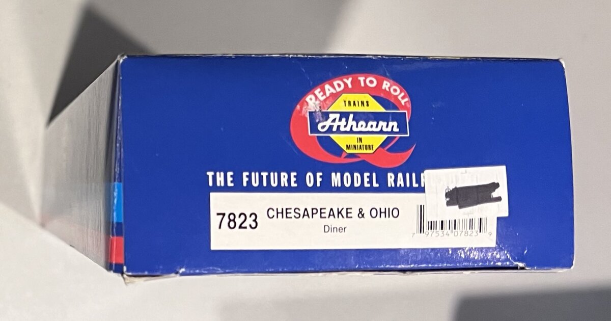 Athearn 7823 HO Scale Cheapeake & Ohio "Fraunce's Tavern" Diner Car #968