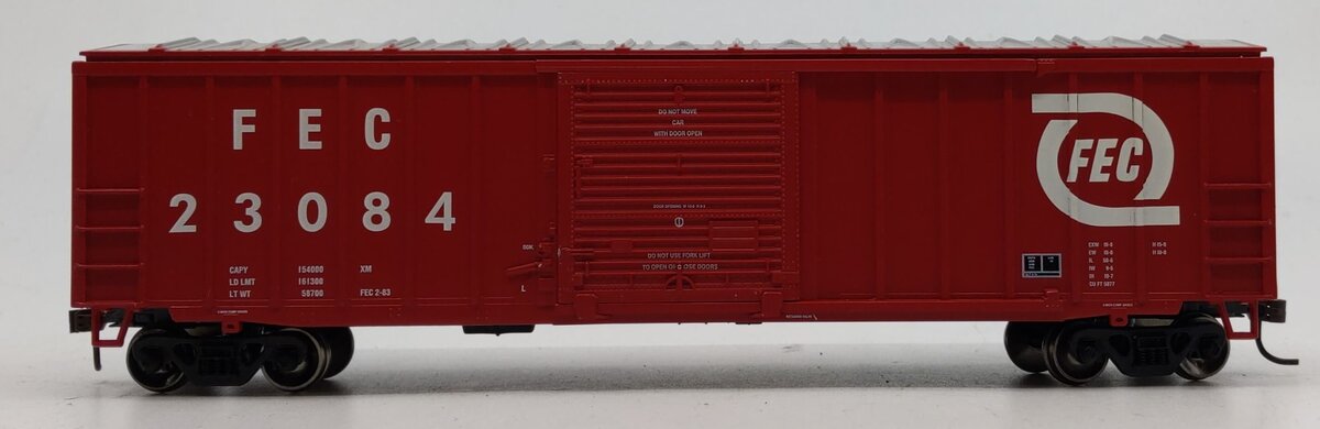 Athearn 92322 HO Scale Florida East Coast 50' ACF Boxcar #23084