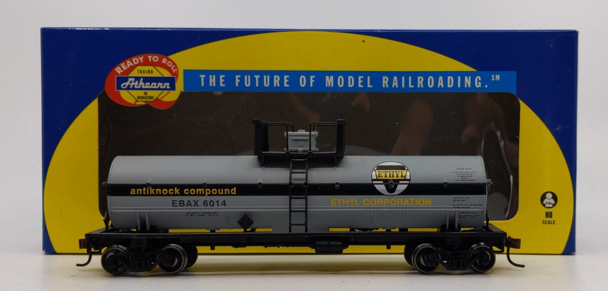 Athearn 72931 HO Scale EBAX/Ethyl Chemical Tank #6014