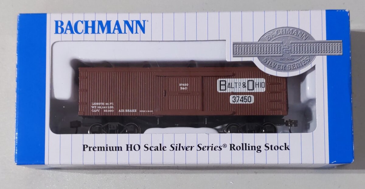 Bachmann 72309 HO Baltimore and Ohio Fruit Car Old-Time Box Car #37450